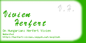 vivien herfert business card